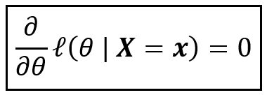 Maximum Likelihood Estimate of  θ